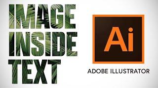 How to Add an Image Inside Text in Adobe Illustrator