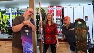 Nicole DeCosta rents skis at Next Adventure