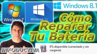  Como Arreglar Bateria de Portatil con Error Conectado y sin Cargar Solucion