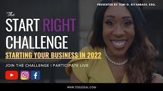 Starting Your Business in 2022, WATCH THIS!