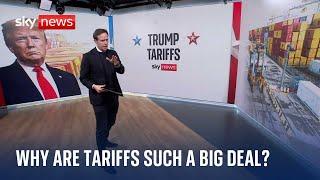 How Trump's tariffs could cost consumers in US and UK | Ed Conway analysis