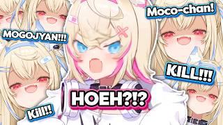 Bloodthirsty Fuwawa keeps telling Mococo to KILL everybody and it's so hilarious