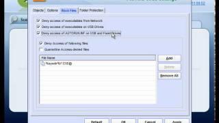 How to block Execution of Files from USB with eScan Internet Security Suite?