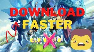 How To Download Genshin Impact FASTER! (Instant Fix & Super Easy) - No More 20 Hour Download!