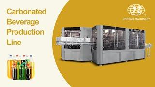 Complete Carbonated Beverage Filling Production Line, Carbonated Beverage Filling Machine 30000B/H