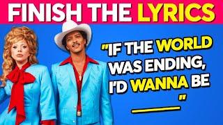 FINISH THE LYRICS 2020 - 2025 Edition Music Quiz 