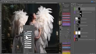 Angel Wings in Photoshop Tutorial: Waiting (by LSP Actions) Video 3