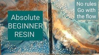 RESIN ART absolute beginner NO RULES go with the flow