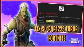 Fortnite Chapter 2 - How To Fix Error Code: SU-PQE1223 | Fortnite Self Update Failed Error Fixed