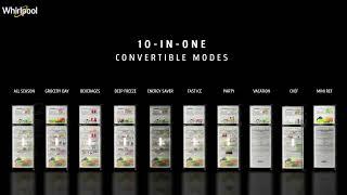 All New Whirlpool IntelliFresh Pro Refrigerator | 10 - in - 1 Convertible modes