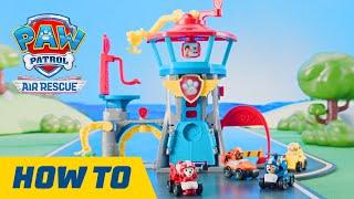 Pup Squad Adventure Bay Airport How-To Play | PAW Patrol | Toys for Kids