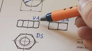 Corona-Crashkurs - Technisches Zeichnen: Schraubenverbindungen