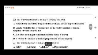 PHARMACOLOGY  MULTIPLE CHOICE QUESTIONS FOR GPAT