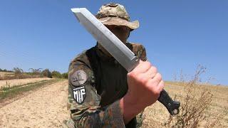 JOEX KNIFE PROTOTYPE #1 - MESSERFIEBER - N690 STEEL - 60 HRC - DESTRUCTION TEST @messerfieberde