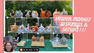 Crochet/Craft Market Display/Setup Examples! (VIEWER SETUPS!!!)