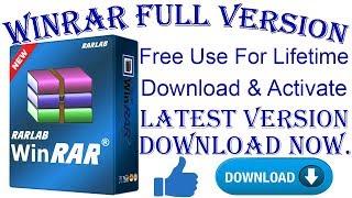 How to Download & Install WinRAR  full version + Crack Free  Use For Life Time