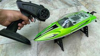 High Speed RC Boat Unboxing & Testing | 4CH 2.4Ghz Remote Control Boat | Shamshad Maker