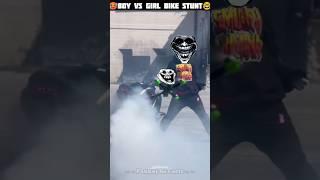 Boy vs Girl BIKE STUNT  ll #shortsfeed #ytshorts #viral #bikerider #shorts