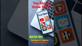 Best Free Apps to Watch TV Shows & Movies | Top Streaming Apps 2024