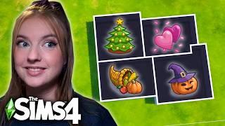 the sims 4 but every room is a different HOLIDAY!