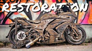 KAWASAKI NINJA 250R Restoration | Restored KAWASAKI Two-Stroke Motorcycle | Old Bike Restoration