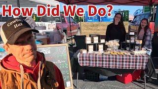 Our First Time Selling At The Farmer’s Market – How Much Did We Make?