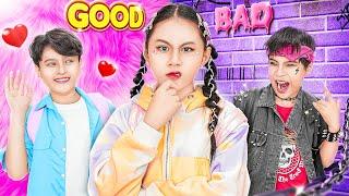 Good Boy Vs Bad Boy Fall In Love With Hot Girl | School Love Story