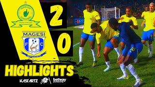 MAMELODI SUNDOWNS vs MAGESI FC ‣ ALL GOALS & HIGHLIGHTS ‣ BETWAY PSL 2024/25