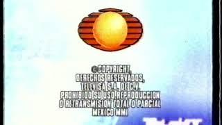 Cierre de programa "Linea directa " de Telehit de 18/09/2001