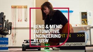 BEng and MEng Automotive Engineering at USW