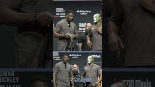 Francis Ngannou makes surprise UFC return for Kamaru Usman's faceoff
