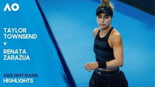 Taylor Townsend v Renata Zarazua Highlights | Australian Open 2025 First Round