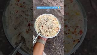 White sauce pasta  #shorts #streetfood