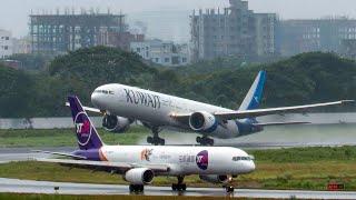 Plane Spotting in Rain at Dhaka