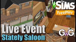 The Sims Freeplay- Stately Saloon Live Event Prizes 