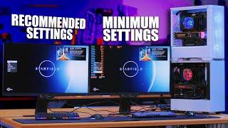 Starfield is the new Crysis... Minimum vs Recommended Specs / Performance