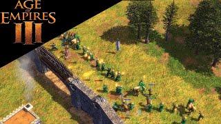 Age of Empires 3 - Walled Strategies with Aztecs - Multiplayer Gameplay