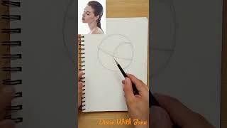 How make face outline | Draw With Janu