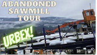 Urbex tour abandoned burned out sawmill