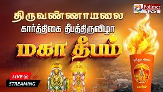 LIVE: Tiruvannamalai Karthigai Deepam 2024| மகா தீபத் திருவிழா | Thiruvannamalai Live | Maha Deepam