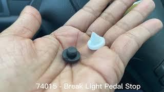 How to Fix Honda CRV Break Light pedal stop switch