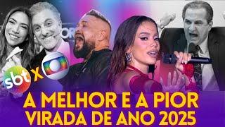 SBT HUMILHA A REDE GLOBO! VEJA OS MELHORES MOMENTOS DO RÉVEILLON GOSPEl 2025