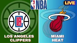 LIVE : Los Angeles Clippers Vs Miami Heat | SCOREBOARD | NBA | Basketball Match | Jan 14 2025