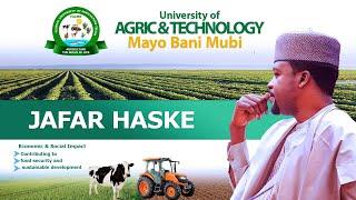 Hon Jafar Haske Visit The  University Of Agric And Technology Mayo Bani