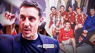 Gary Neville returns to the Manchester United dressing room!