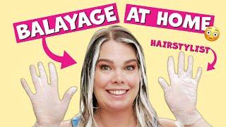 BALAYAGE AT HOME  | DIY Highlights