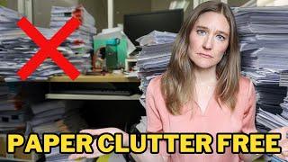 2 Steps To STOP Your Paper CLUTTER  (for good)!
