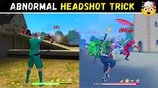 MY 90% HEADSHOT RATE TRICK  HOW TO HEADSHOT MOVING ENEMIES & DO ABNORMAL HEADSHOTS 