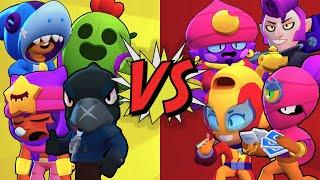 ЛЕГЕНДАРНЫЕ БОЙЦЫ ПРОТИВ МИФИЧЕСКИХ (BRAWL STARS)