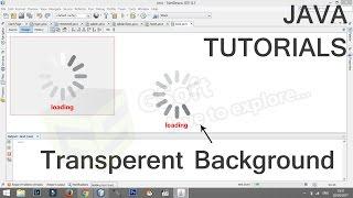 how to make a transparent background jframe in java | Netbeans - java tutorials#23